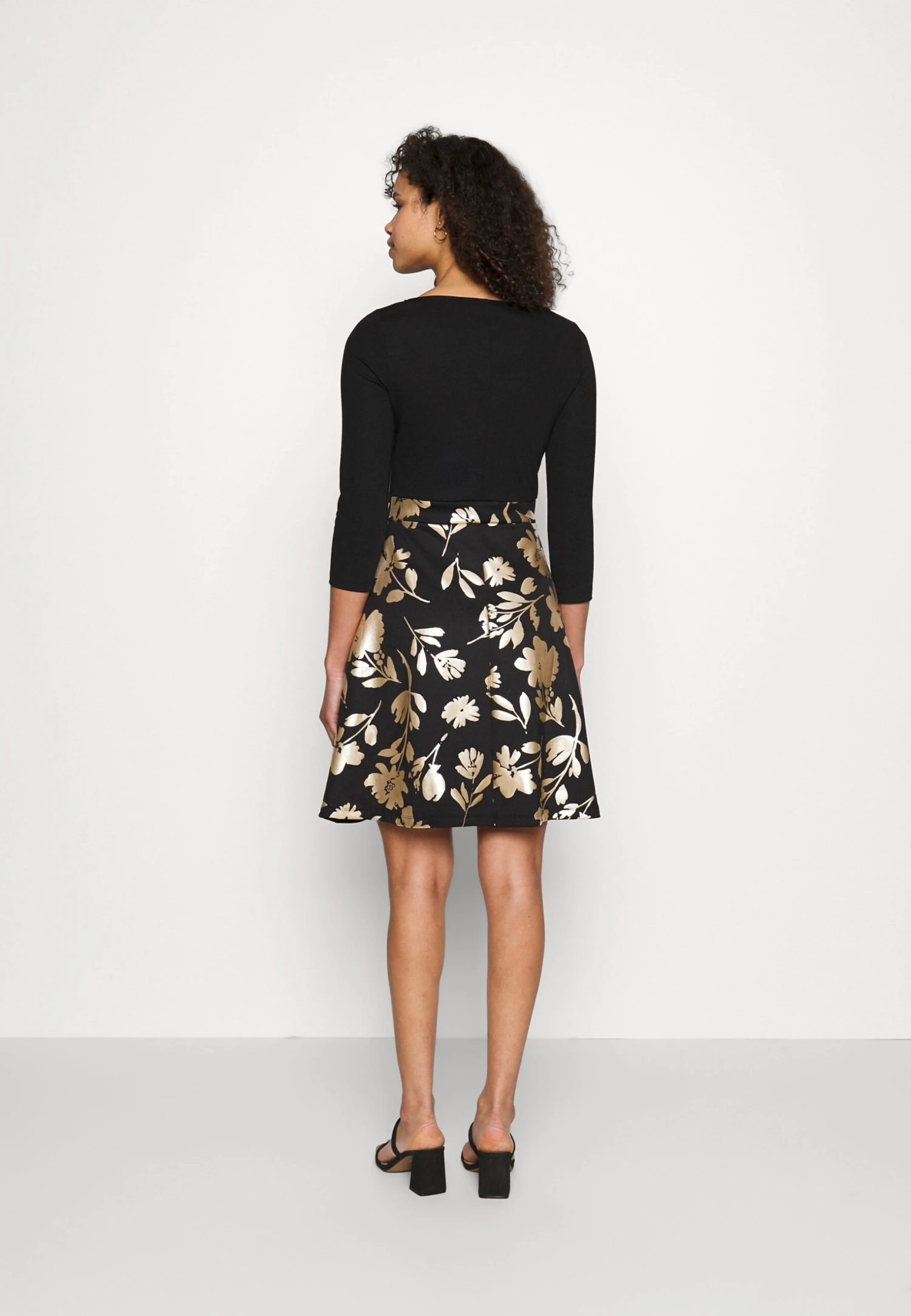 Anna Field Robe En Jersey - Black Gold 5 Anna Field Robe En Jersey - Black Gold â Image 5