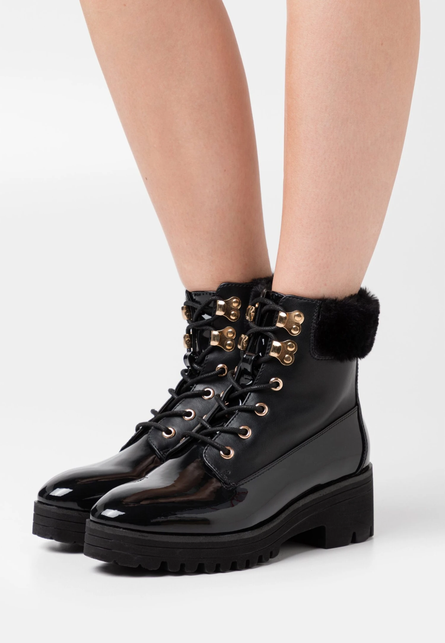 Anna Field Winter Booties - Bottines À Plateau - Black 1 Anna Field Winter Booties - Bottines À Plateau - Black