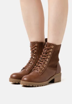 Winter Boot - Bottines À Lacets - Cognac