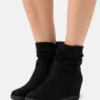 Anna Field Winter Boot - Bottines Compensées - Black