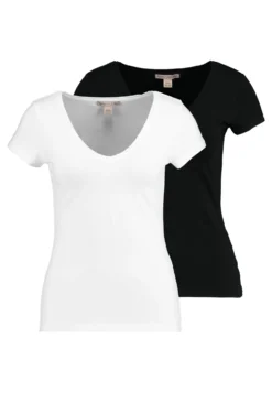 2 Pack - T-Shirt Basique - Black/White