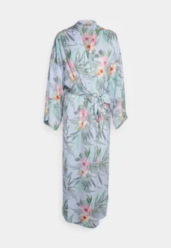 Anna Field Floral Robe - Peignoir - Blue -Anna Field Boutique 792a50311be84056929ce7ae41464dd6 scaled