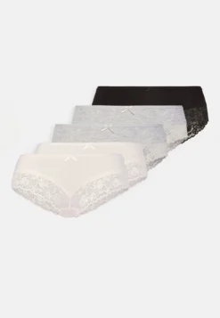 Anna Field 5 Pack - Slip - Grey/Pink