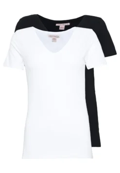 2 Pack - T-Shirt Basique - Black/White