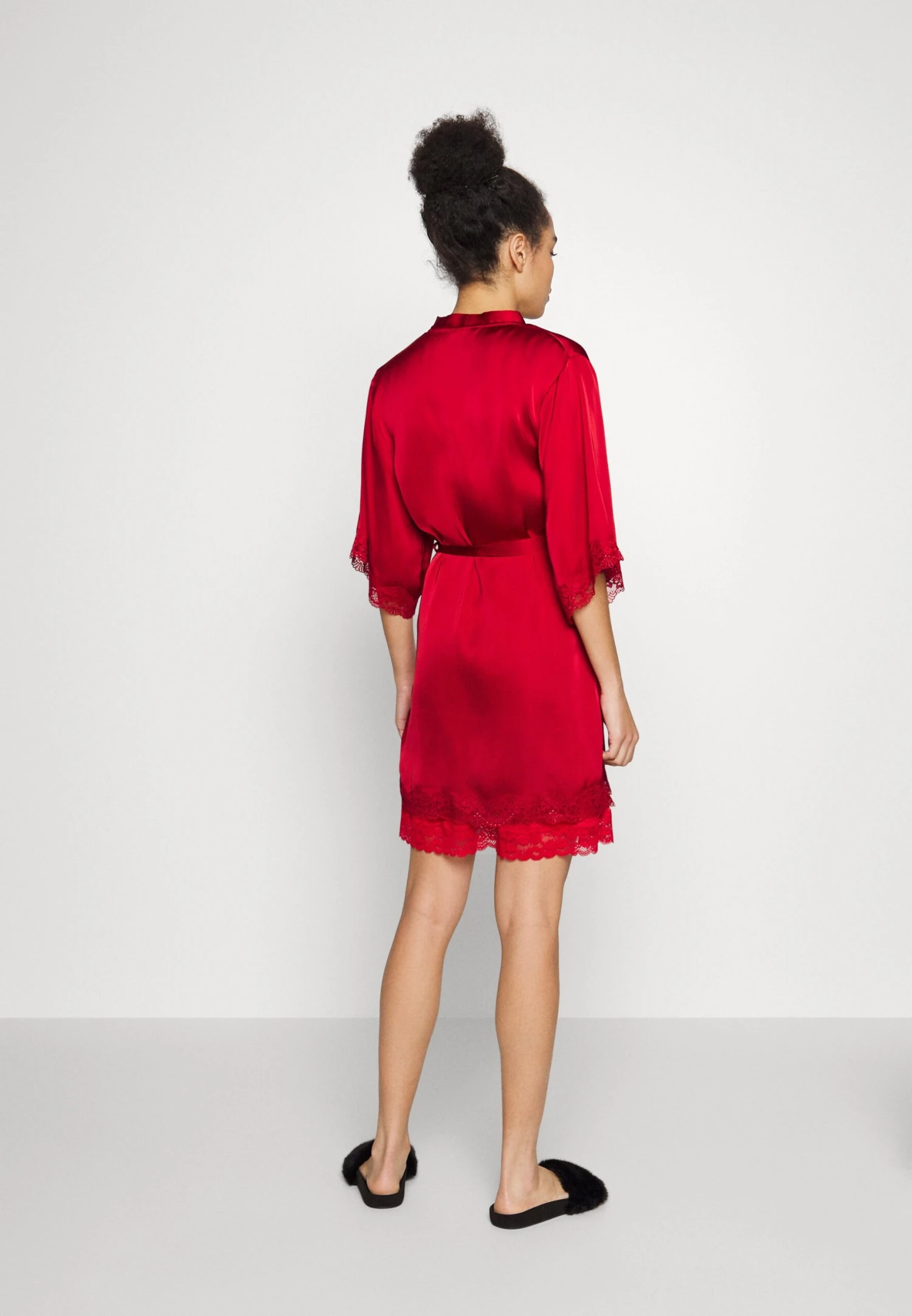 Anna Field Peignoir - Red 3 Anna Field Peignoir - Red – Image 3