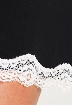 Anna Field Heidi Long Sleeves Viscose Nightdress - Chemise De Nuit / Nuisette - Black -Anna Field Boutique f833b7133ba747e99510b29e29947484