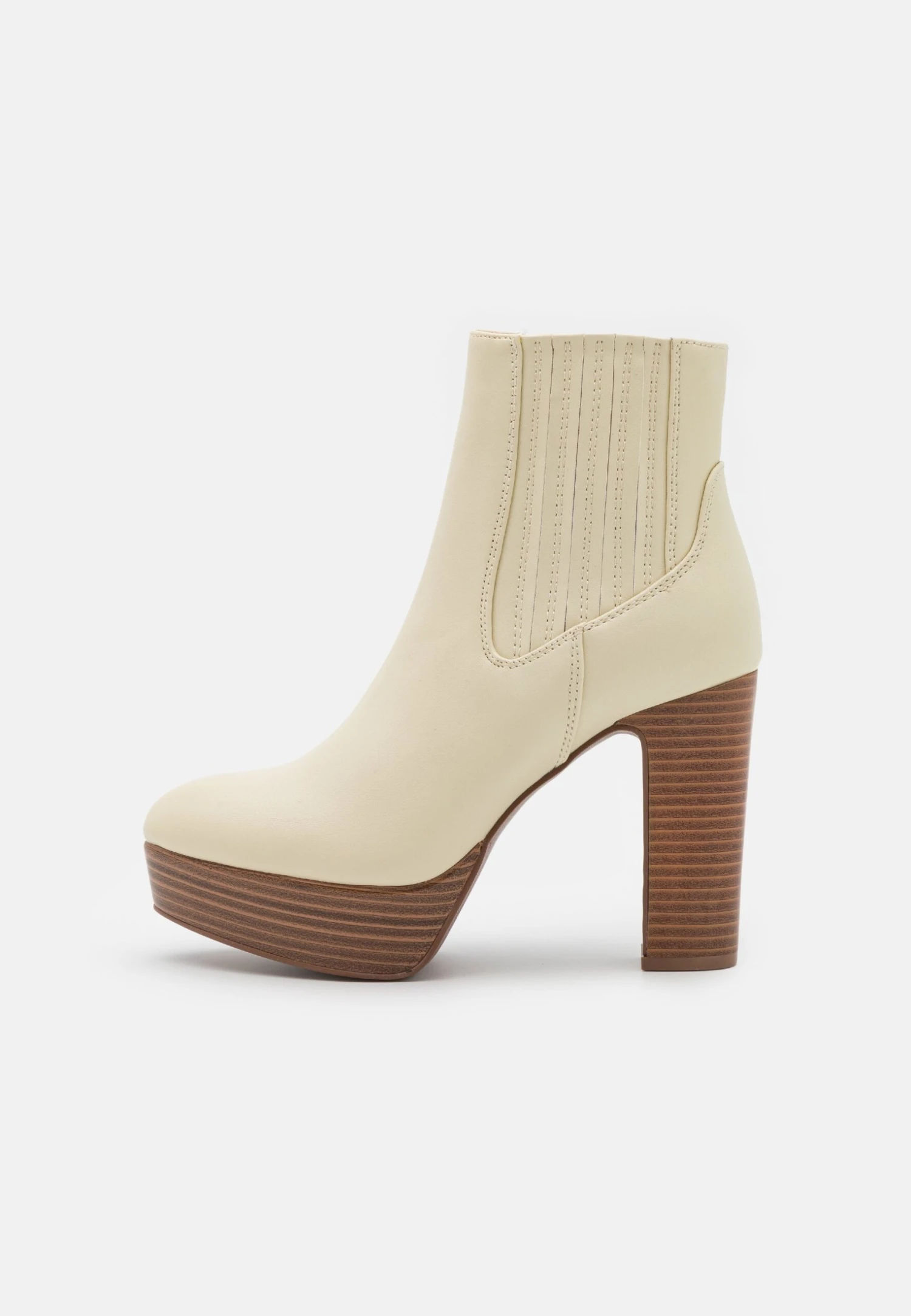 Anna Field Bottines À Plateau - Off White 2 Anna Field Bottines À Plateau - Off White – Image 2